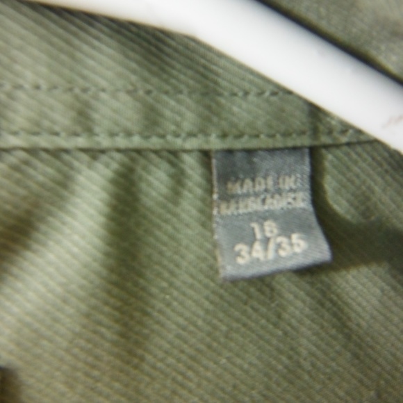 Joseph Abboud Mens Olive Green Button Front Shirt - Picture 5 of 8